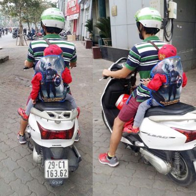 ĐAI XE MÁY ĐỠ CỔ ROYAL HỌA TIẾT 3D