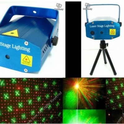 ĐÈN TRANG TRÍ STAGE LASER LIGHT CẢM BIẾN THEO ĐIỆU NHẠC