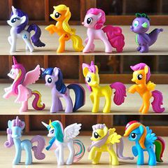 ĐỒ CHƠI NGỰA PONY THIÊN THẦN ( SET 12 CON )