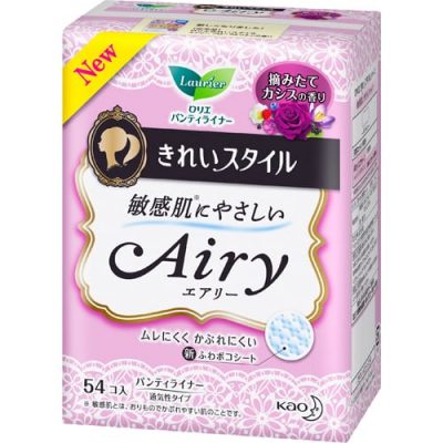 BVS Laurier hàng ngày Kirei Style Airy hương hoa (54 miếng) Kao