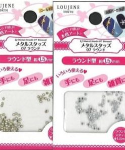 LOUJENE- Hạt kim loại tròn đính móng tay