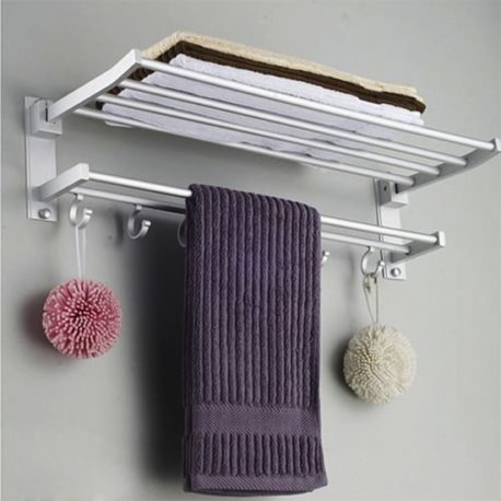 Kệ treo khăn 2 tầng hợp kim nhôm cao cấp