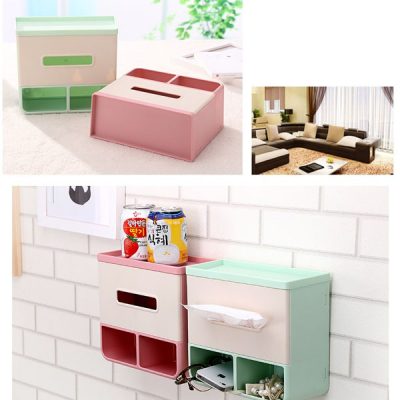 HỘP ĐỰNG GIẤY VỆ SINH TREO TƯỜNG ĐA NĂNG