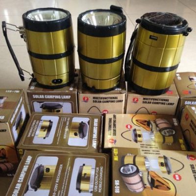 Đèn năng lượng mặt trời hình chiếc trống