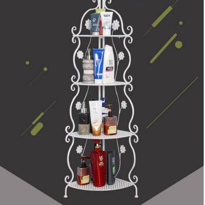 KỆ ĐỂ ĐỒ ĐA NĂNG 4 TẦNG HOA VĂN ĐẶT GÓC TƯỜNG