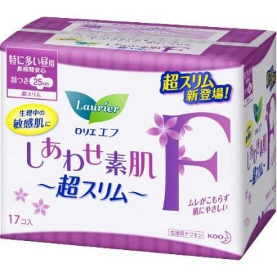 BVS Laurier siêu mỏng có cánh 25cm (17 miếng) Kao