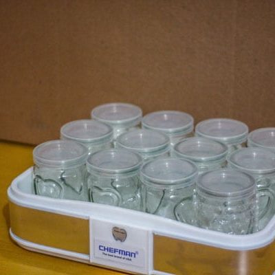 Máy làm sữa chua Chefman 12 cốc thủy tinh
