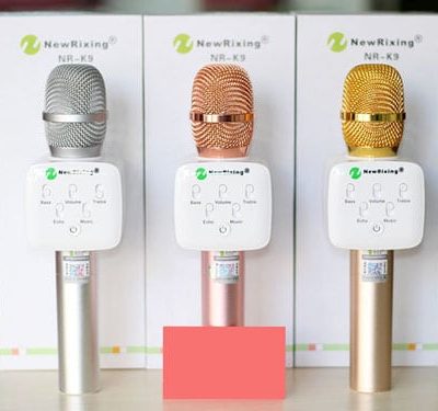 Micro kèm loa karaoke New Rixing K9