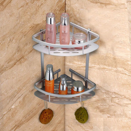 Kệ góc tam giác 2 tầng hợp kim nhôm