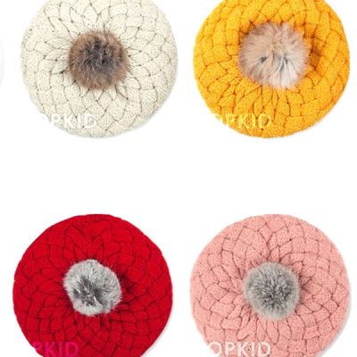 MŨ NỒI LEN DỄ THƯƠNG CHO BÉ GÁI