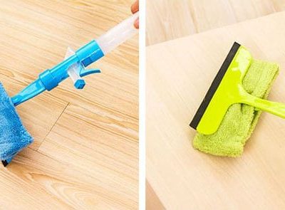 Cây lau kính kèm bình xịt