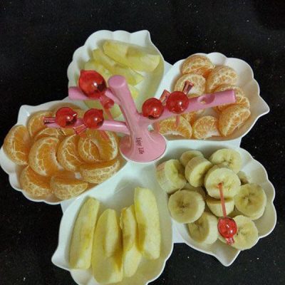 Khay đựng hoa quả kèm dĩa Enjoy Life