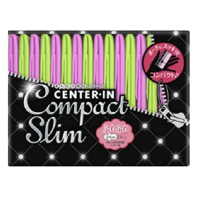 BVS ban ngày Center-in siêu mỏng có cánh 24cm (17 miếng) Unicharm