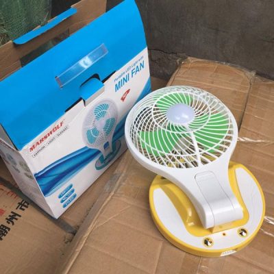 Quạt sạc điện kiêm đèn pin Mini Fan M-5580