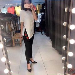 QUẦN LEGGING THÊU HOA TOPSHOP