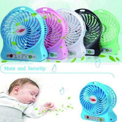 Quạt tích điện mini USB FAN tiện lợi