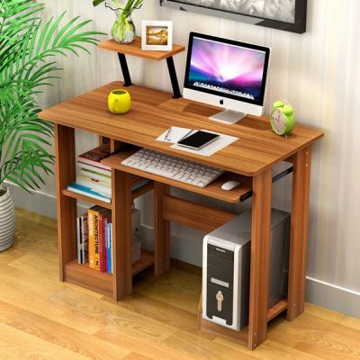 Bàn máy tính gỗ hiện đại