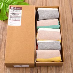 SET 5 ĐÔI TẤT NỮ MUJI CỔ NGẮN