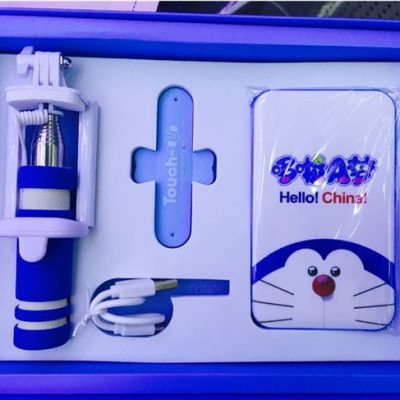 Bộ combo Sạc dự phòng , dây sạc và gậy tự sướng