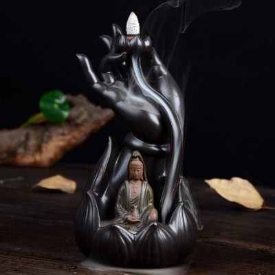 THÁC KHÓI TRẦM HƯƠNG BỒ TÁT TỌA THIỀN