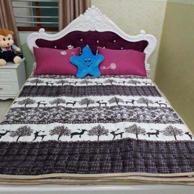 Thảm nhung trải giường trần bông 1m8 x 2m