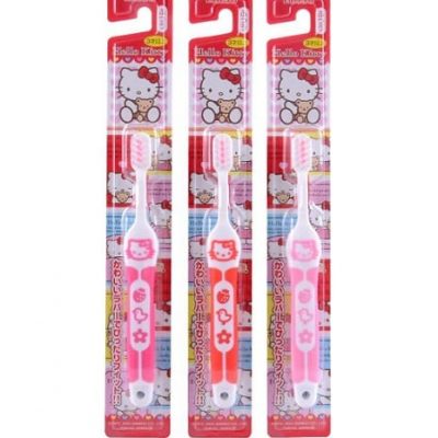 EBISU - Bàn chải đánh răng EBISU - Hello Kitty Ruber Handle over 3 Age ( B - S741 H)