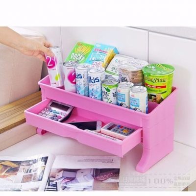 Kệ đựng gia vị có ngăn kéo đa năng