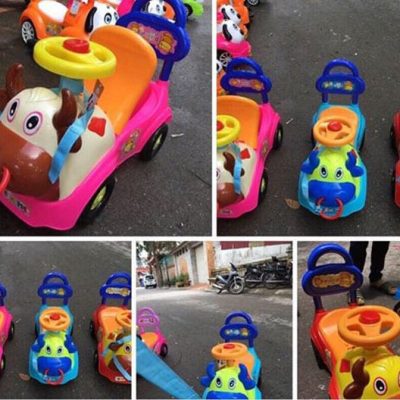 Xe chòi chân cho bé hình con bò