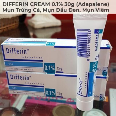DIFFERIN CREAM 0.1% 30g (Adapalene) - Mụn Trứng Cá, Mụn Đầu Đen, Mụn Viêm-2