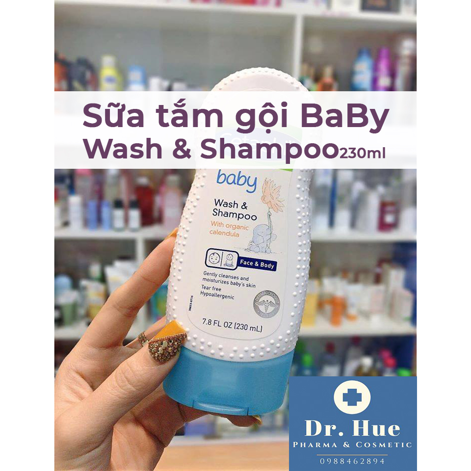 Sữa tắm gội Cetaphil Baby Wash & Shampoo 230ml Sữa tắm gội Cetaphil Baby Wash & Shampoo 230ml