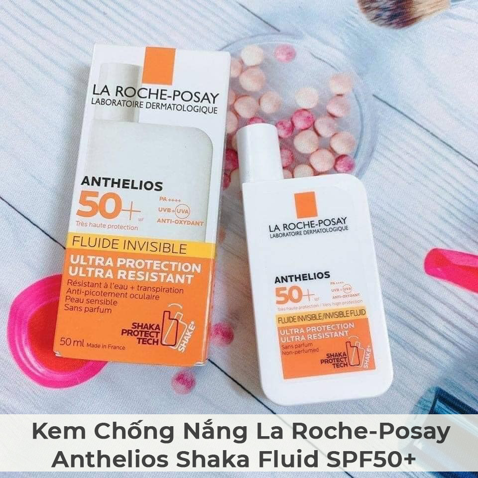 Kem Chống Nắng La Roche-Posay Anthelios Shaka Fluid SPF50+-5 Kem Chống Nắng La Roche-Posay Anthelios Shaka Fluid SPF50+-5