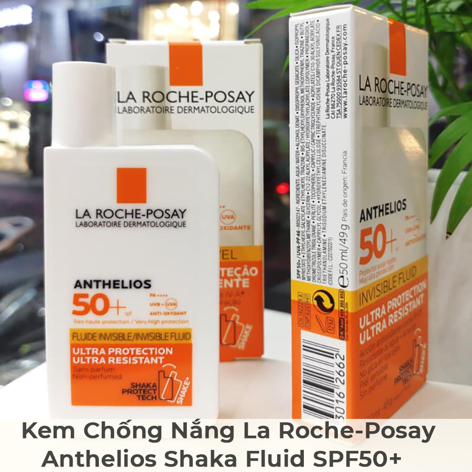 Kem Chống Nắng La Roche-Posay Anthelios Shaka Fluid SPF50+-7 Kem Chống Nắng La Roche-Posay Anthelios Shaka Fluid SPF50+-7