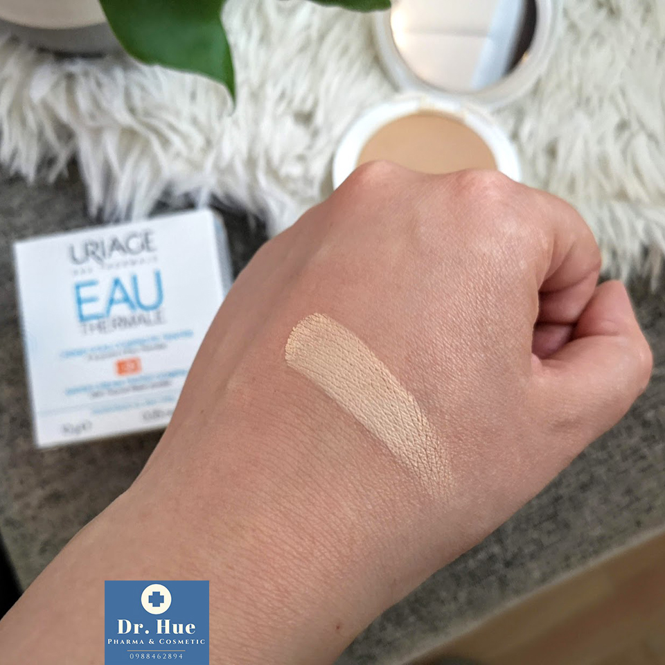 Kem phấn trang điểm chống nắng che khuyết điểm Uriage Bariésun Water cream tinted compact SPF3011a Phấn tươi trang điểm chống nắng che khuyết điểm Uriage Bariésun Water cream tinted compact SPF30