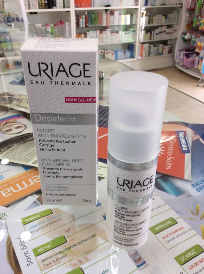Sữa Dưỡng Ẩm Ngăn Ngừa và Giảm Nám Đốm Nâu Uriage FLUIDE ANTI TACHES SPF15 30ml6 Sữa Dưỡng Ẩm Ngăn Ngừa và Giảm Nám Đốm Nâu Uriage FLUIDE ANTI TACHES SPF15 30ml