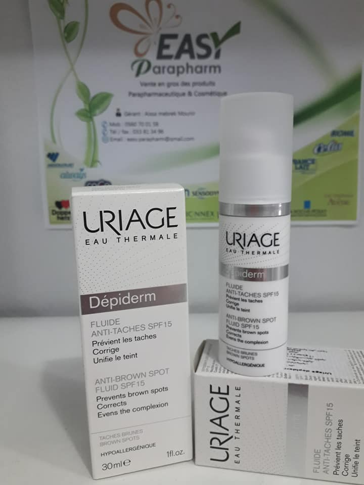 Sữa Dưỡng Ẩm Ngăn Ngừa và Giảm Nám Đốm Nâu Uriage FLUIDE ANTI TACHES SPF15 30ml8 Sữa Dưỡng Ẩm Ngăn Ngừa và Giảm Nám Đốm Nâu Uriage FLUIDE ANTI TACHES SPF15 30ml