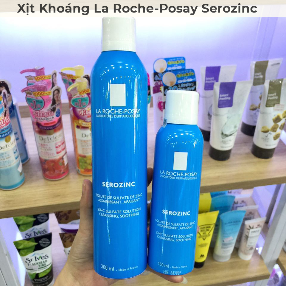 Xịt Khoáng Giúp Làm Sạch Và Dịu Da La Roche-Posay Serozinc 300ml-1 Xịt Khoáng Giúp Làm Sạch Và Dịu Da La Roche-Posay Serozinc 300ml-1