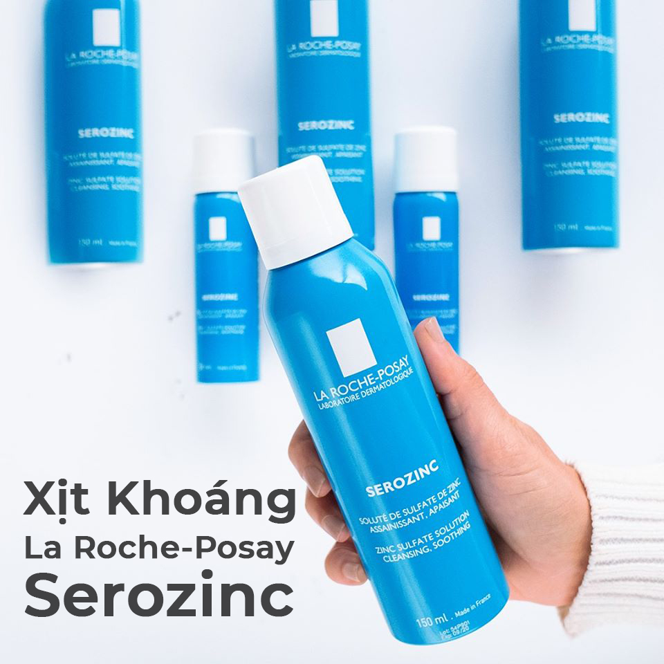 Xịt Khoáng La Roche-Posay Serozinc Giúp Làm Sạch Và Dịu Da 150ml-7 Xịt Khoáng La Roche-Posay Serozinc Giúp Làm Sạch Và Dịu Da 150ml-7