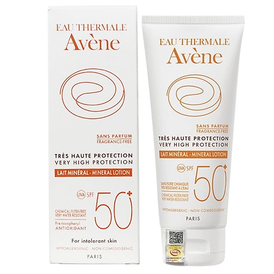 Kem Chống Nắng Vật Lý Avene Very High Protection Mineral Lotion SPF50 100ml-5 Kem Chống Nắng Vật Lý Avene Very High Protection Mineral Lotion SPF50 100ml-5