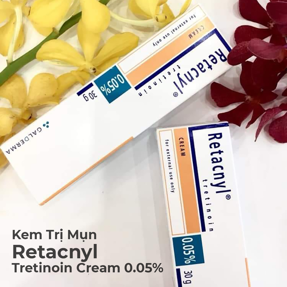 Kem Trị Mụn Retacnyl Tretinoin Cream 0.05% Galderma 30g-2 Kem Trị Mụn Retacnyl Tretinoin Cream 0.05% Galderma 30g-2