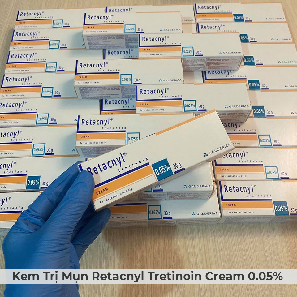 Kem Trị Mụn Retacnyl Tretinoin Cream 0.05% Galderma 30g-8 Kem Trị Mụn Retacnyl Tretinoin Cream 0.05% Galderma 30g-8