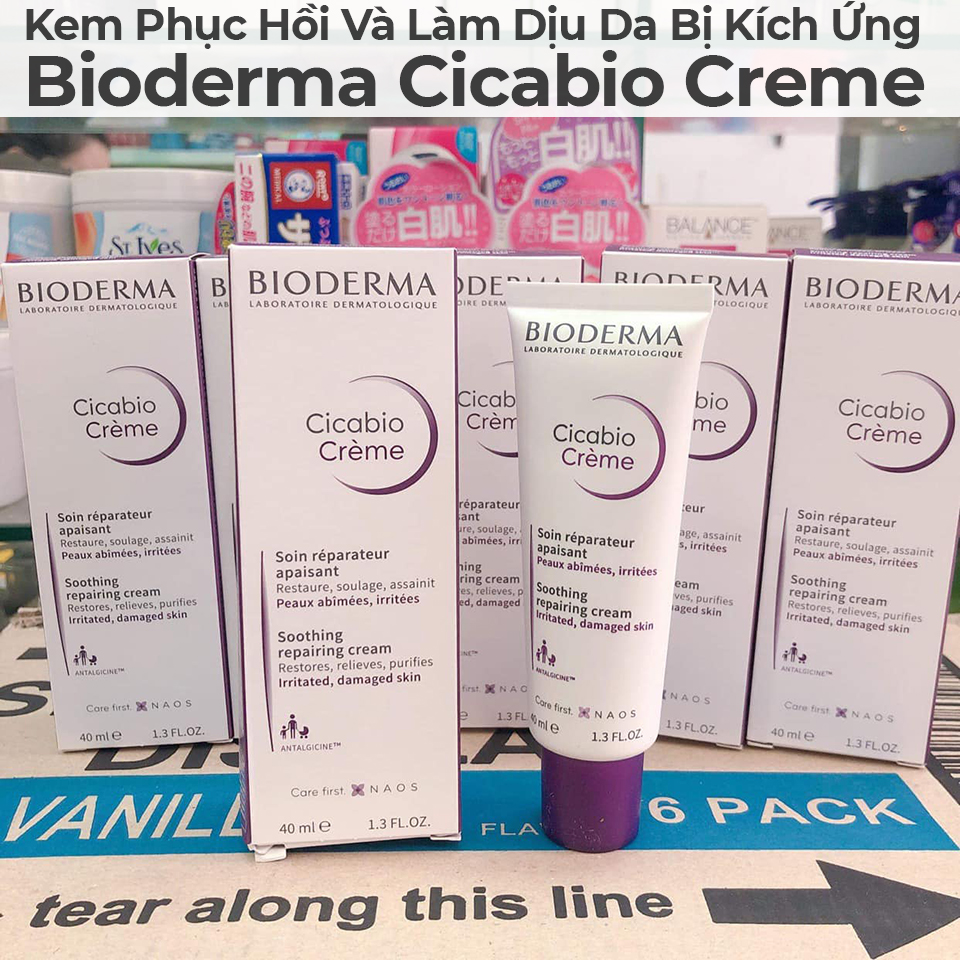 Kem Phục Hồi Và Làm Dịu Da Bị Kích Ứng Bioderma Cicabio Cream-14 Kem Phục Hồi Và Làm Dịu Da Bị Kích Ứng Bioderma Cicabio Cream-14