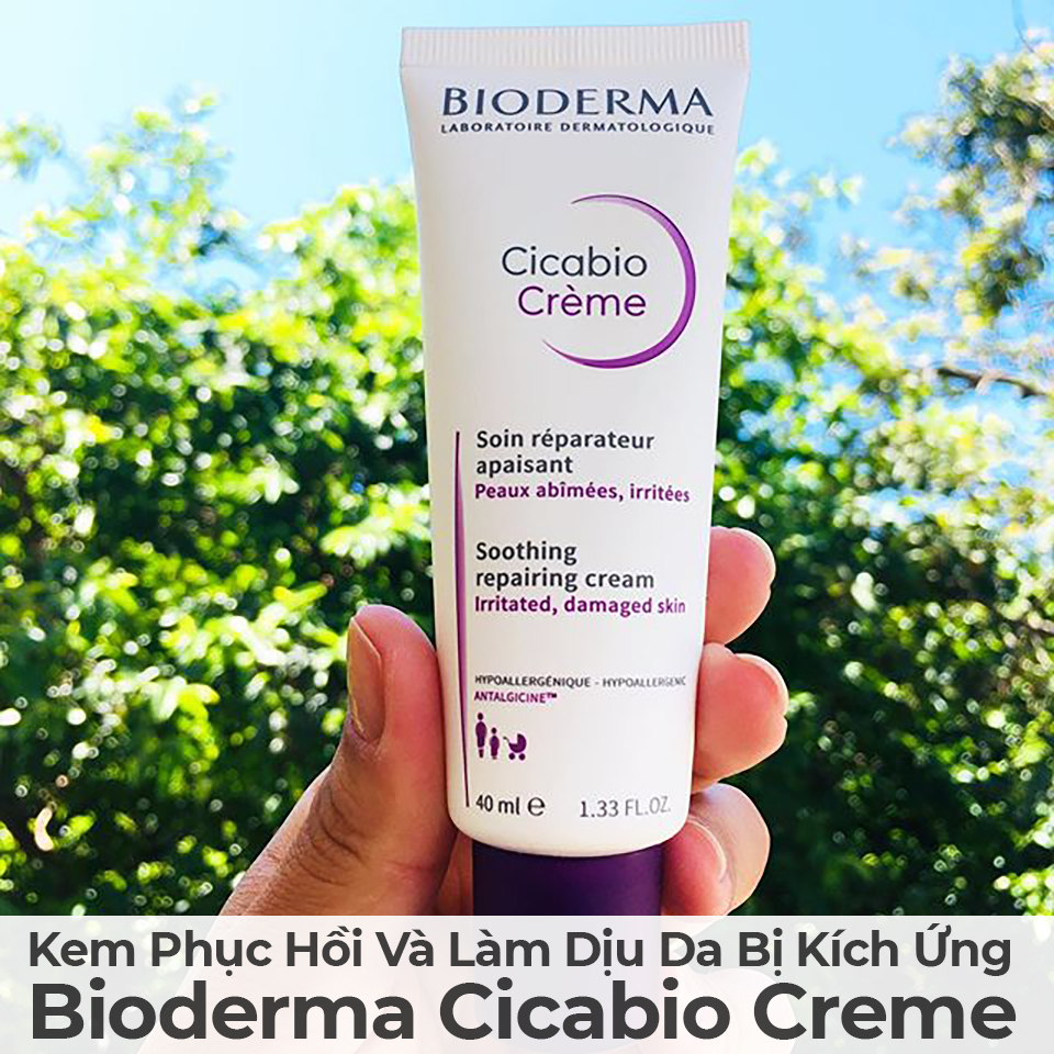 Kem Phục Hồi Và Làm Dịu Da Bị Kích Ứng Bioderma Cicabio Cream-18 Kem Phục Hồi Và Làm Dịu Da Bị Kích Ứng Bioderma Cicabio Cream-18
