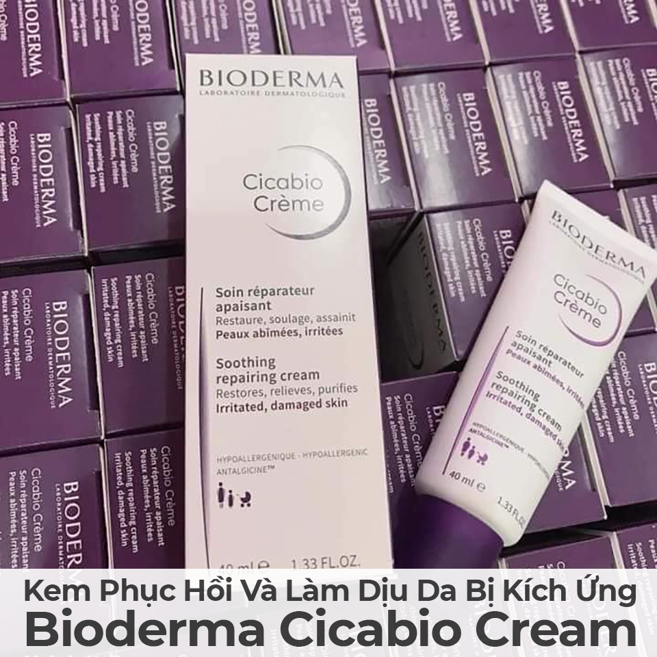 Kem Phục Hồi Và Làm Dịu Da Bị Kích Ứng Bioderma Cicabio Cream-7 Kem Phục Hồi Và Làm Dịu Da Bị Kích Ứng Bioderma Cicabio Cream-7