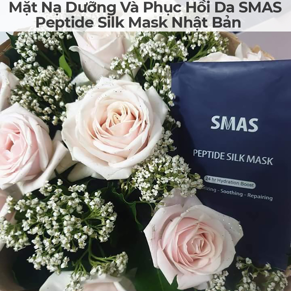 Mặt Nạ Dưỡng Và Phục Hồi Da SMAS Peptide Silk Mask Nhật Bản-11 Mặt Nạ Dưỡng Và Phục Hồi Da SMAS Peptide Silk Mask Nhật Bản-11