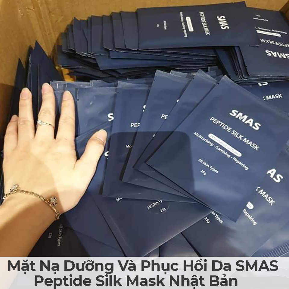 Mặt Nạ Dưỡng Và Phục Hồi Da SMAS Peptide Silk Mask Nhật Bản-13 Mặt Nạ Dưỡng Và Phục Hồi Da SMAS Peptide Silk Mask Nhật Bản-13