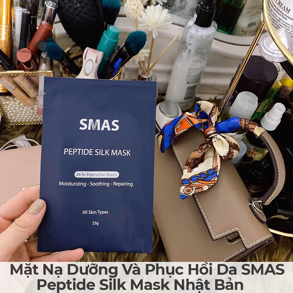 Mặt Nạ Dưỡng Và Phục Hồi Da SMAS Peptide Silk Mask Nhật Bản-14 Mặt Nạ Dưỡng Và Phục Hồi Da SMAS Peptide Silk Mask Nhật Bản-14