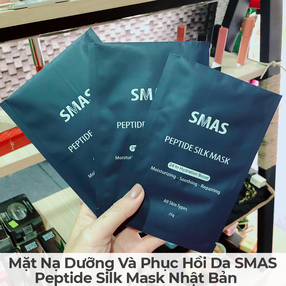 Mặt Nạ Dưỡng Và Phục Hồi Da SMAS Peptide Silk Mask Nhật Bản-15 Mặt Nạ Dưỡng Và Phục Hồi Da SMAS Peptide Silk Mask Nhật Bản-15
