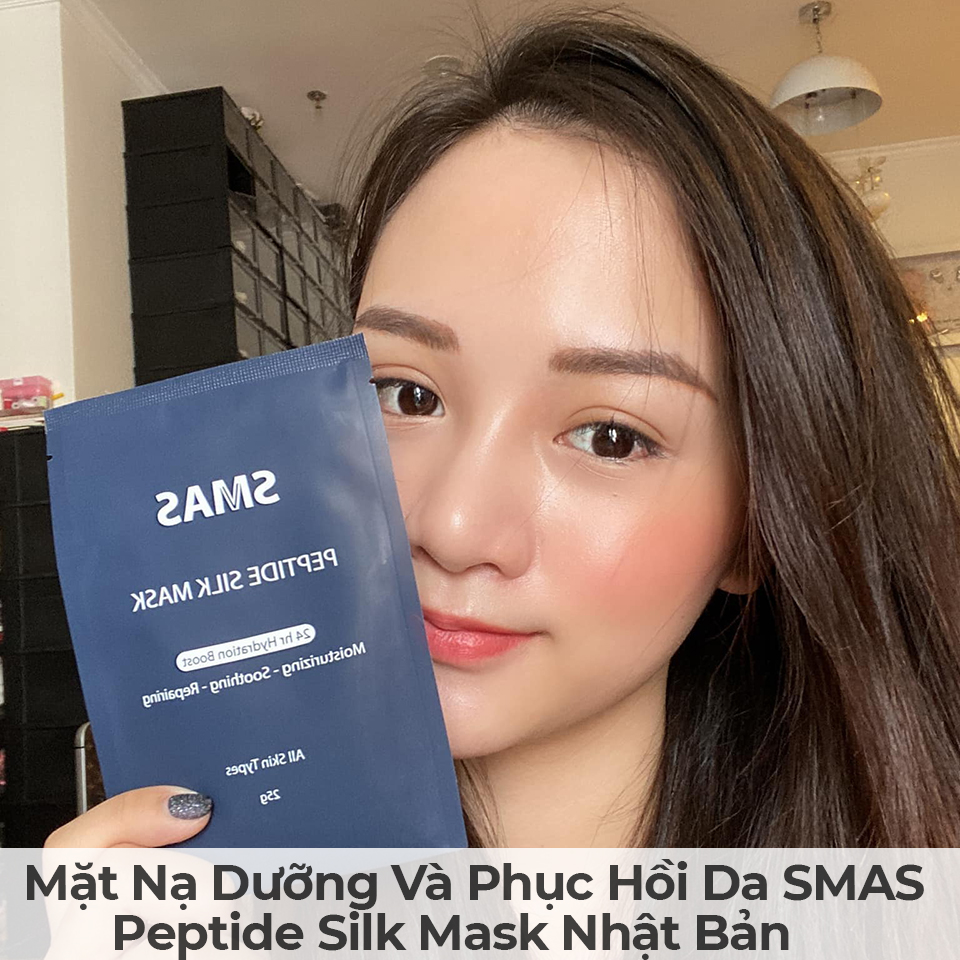 Mặt Nạ Dưỡng Và Phục Hồi Da SMAS Peptide Silk Mask Nhật Bản-17 Mặt Nạ Dưỡng Và Phục Hồi Da SMAS Peptide Silk Mask Nhật Bản-17