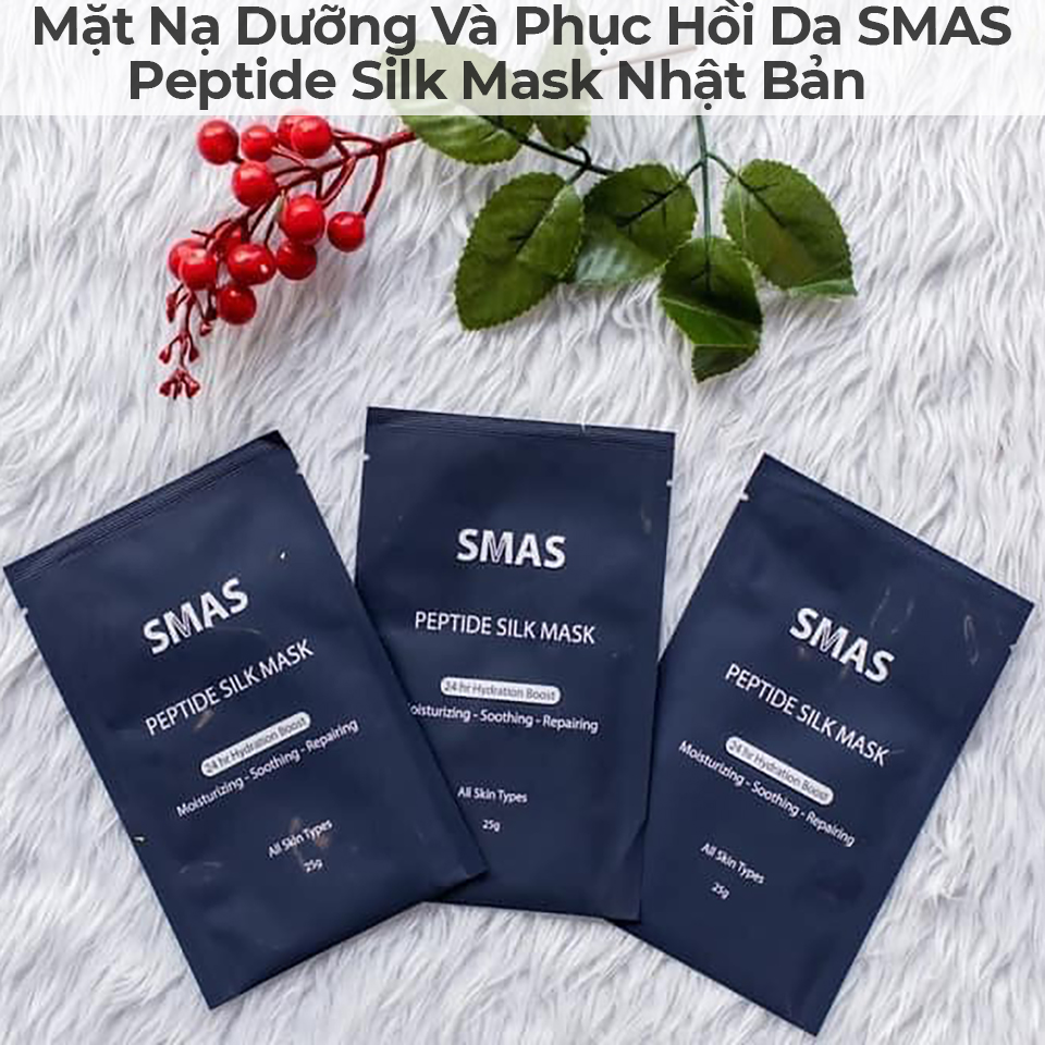 Mặt Nạ Dưỡng Và Phục Hồi Da SMAS Peptide Silk Mask Nhật Bản-2 Mặt Nạ Dưỡng Và Phục Hồi Da SMAS Peptide Silk Mask Nhật Bản-2