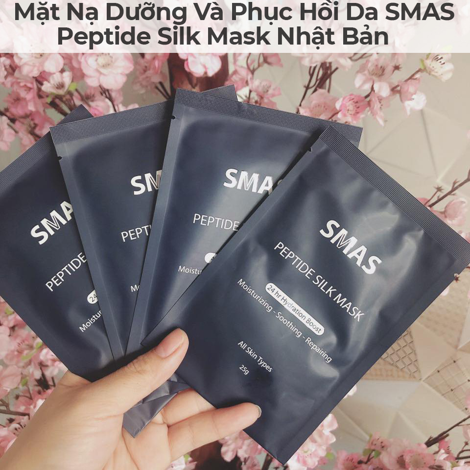 Mặt Nạ Dưỡng Và Phục Hồi Da SMAS Peptide Silk Mask Nhật Bản-4 Mặt Nạ Dưỡng Và Phục Hồi Da SMAS Peptide Silk Mask Nhật Bản-4